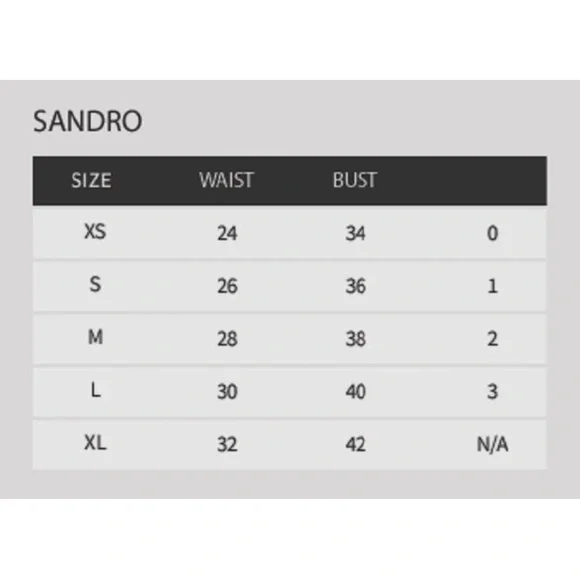 Sandro Rhinestone Cream Collared Shirt - Picture 12 of 12